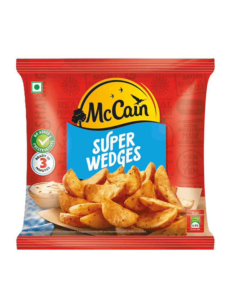 McCain Super Wedges | Frozen Seasoned Potato Wedges
