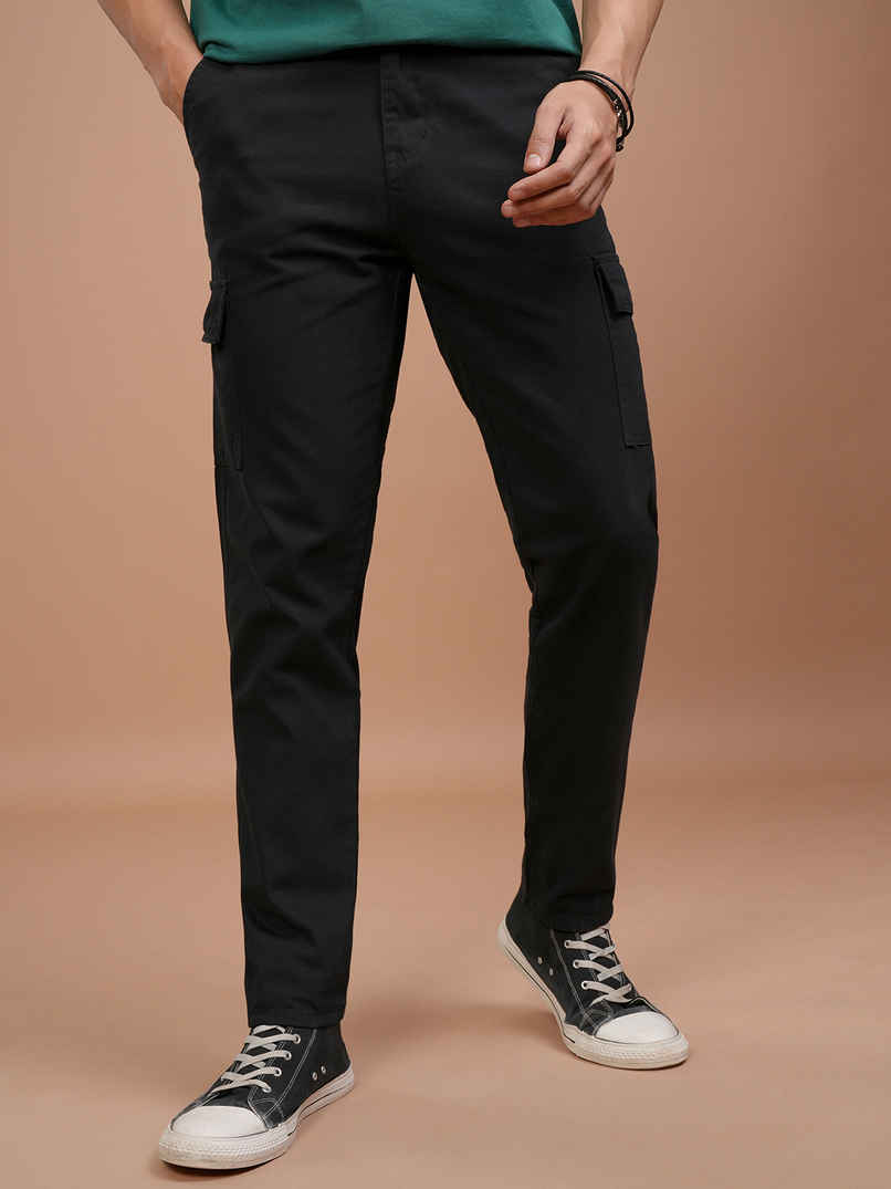 HIGHLANDER Men's Cargo Trouser | Black - 30 HIGHLANDER Men's Cargo Trouser | Black - 30