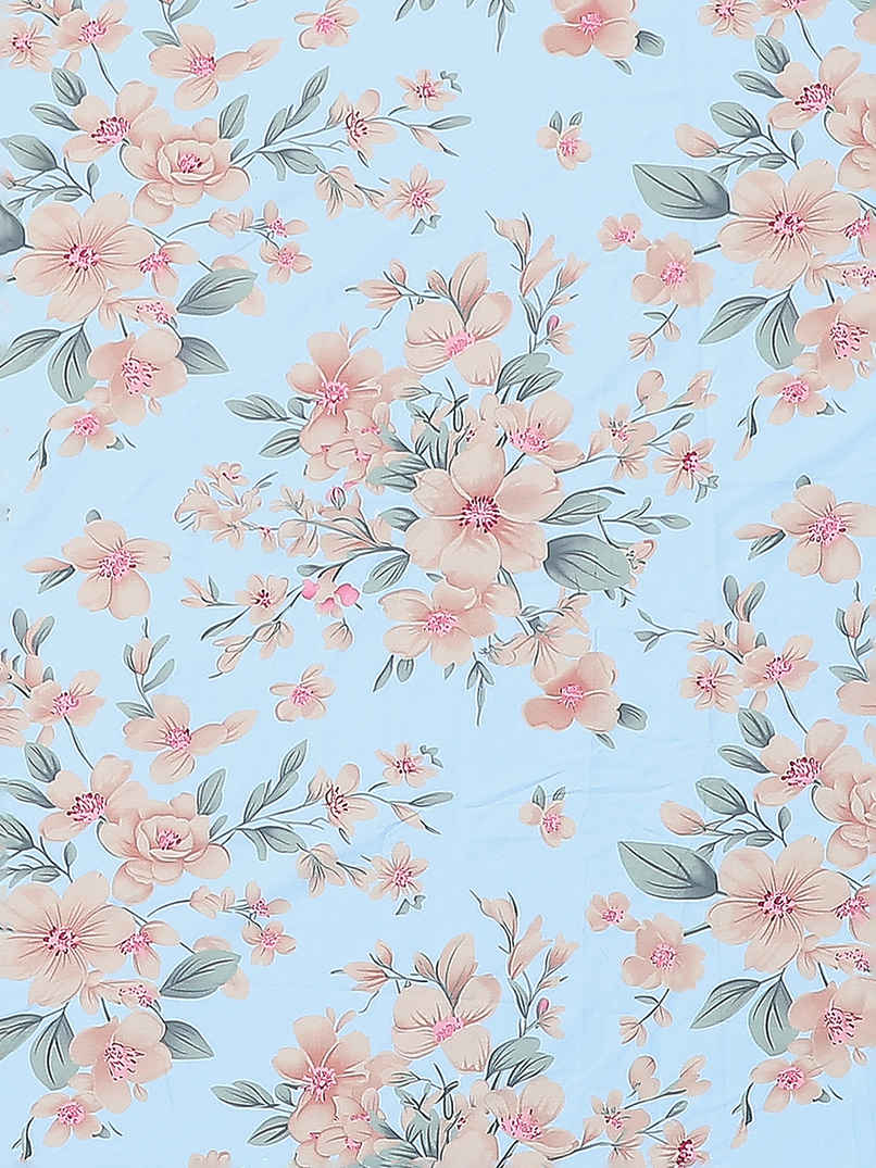 Status Imperial Corner Fitted Bedsheet | Sky Garden | 198 x 182 cm