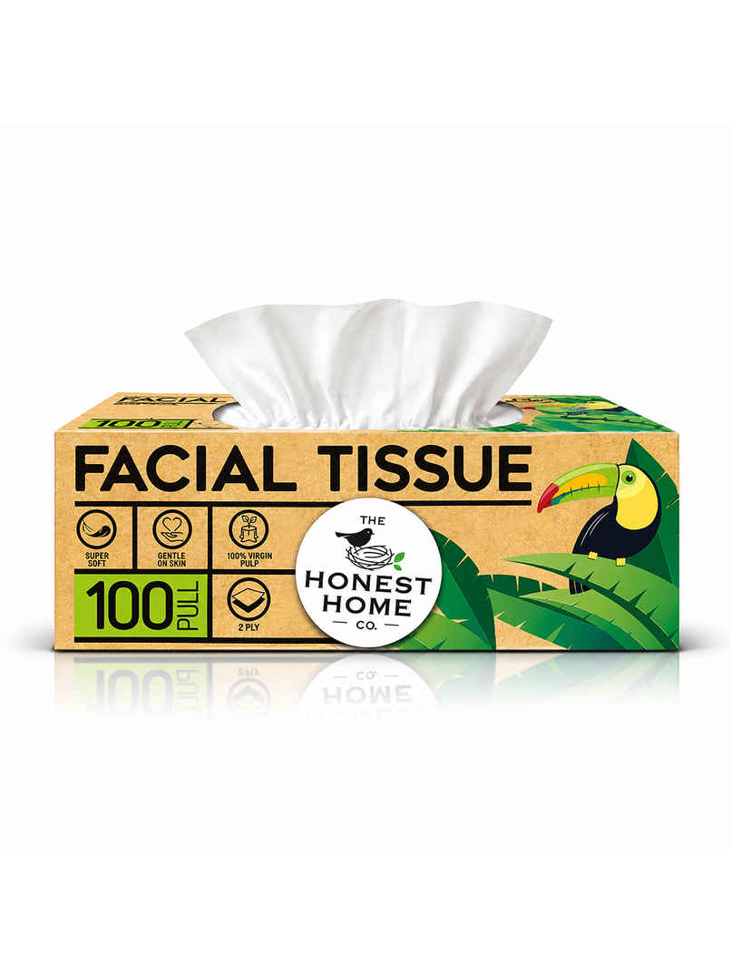 The Honest Home Company Face Tissue | 2 Ply | 100 Pulls | Pack of 3 The Honest Home Company Face Tissue | 2 Ply | 100 Pulls | Pack of 3