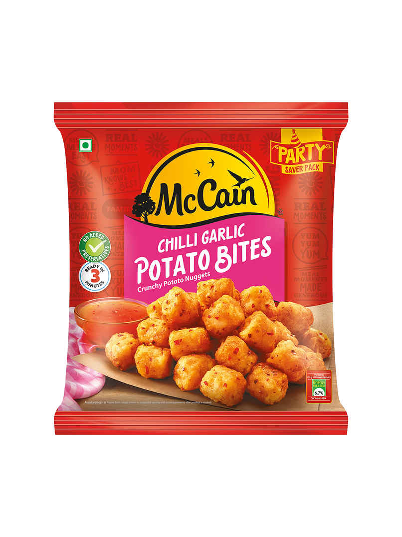 McCain Chilli Garlic Potato Bites | Party Snack