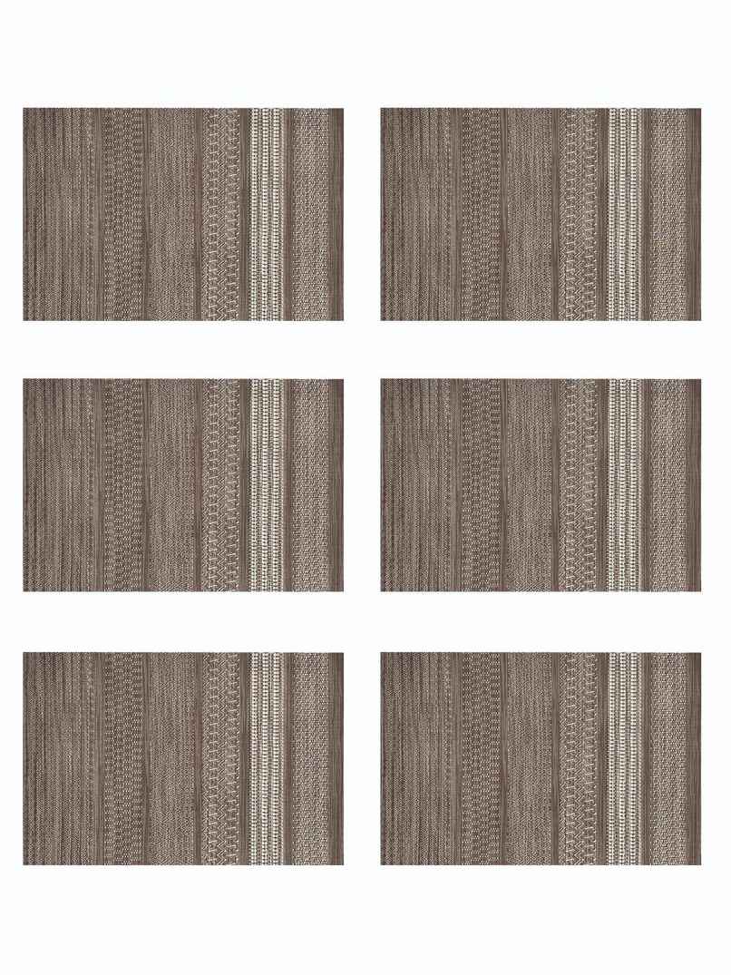 BIANCA Premium Woven PVC Placemat Dining Table | 12 X 18 | Alpine | Beige BIANCA Premium Woven PVC Placemat Dining Table | 12 X 18 | Alpine | Beige