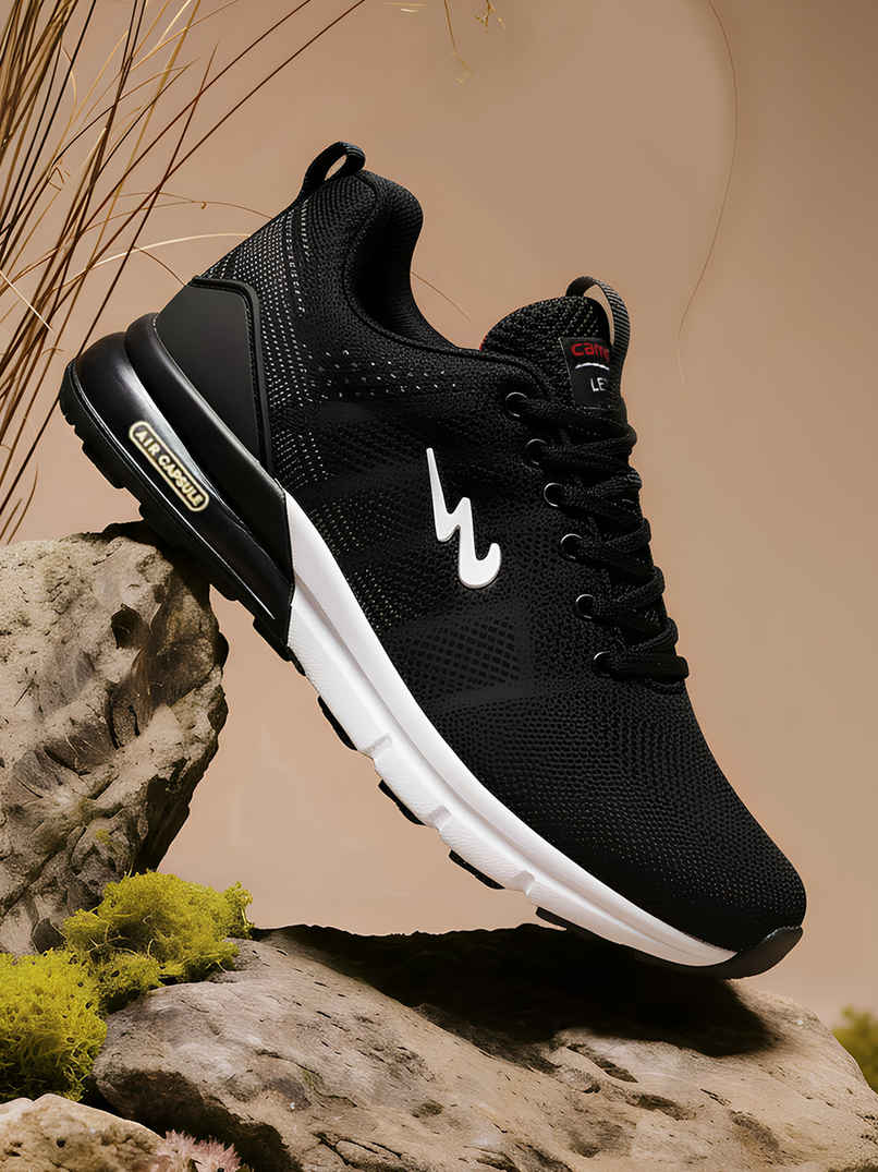 Campus Syrus Black Grey Men's Running Shoes - UK 10 Campus Syrus Black Grey Men's Running Shoes - UK 10