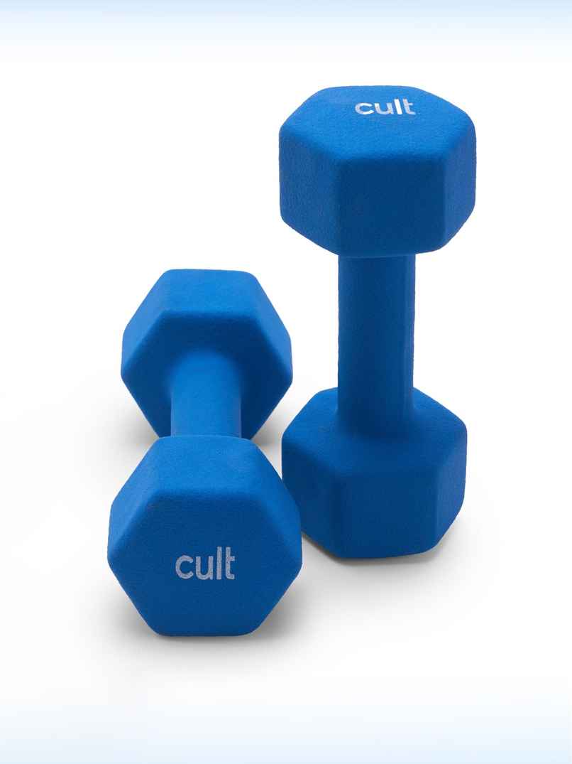 Cult Neoprene Dumbbell Set (5 kg X 2) | Blue