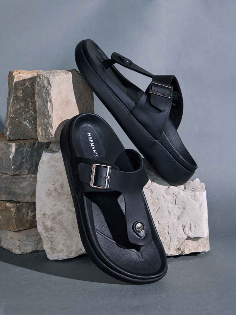 Neeman's Men's Purewhoosh Breeze Sandals | Black - UK 7