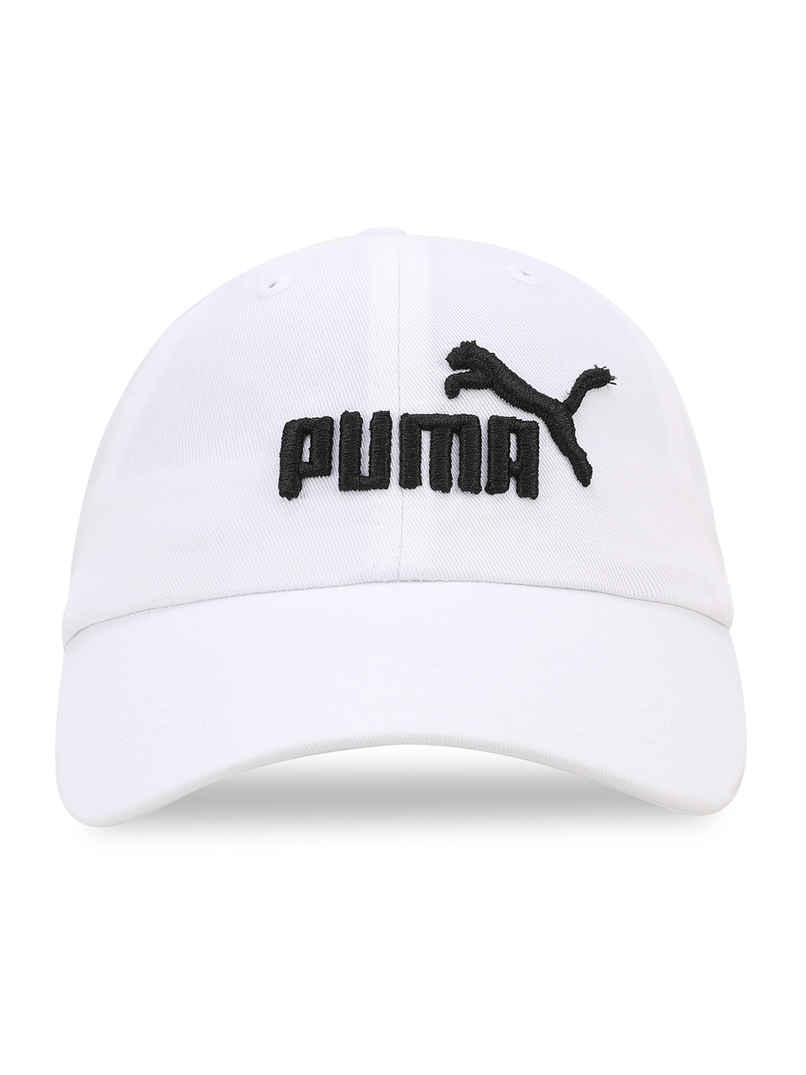 Puma Essentials No.1 Logo Baseball Cap | White Puma Essentials No.1 Logo Baseball Cap | White