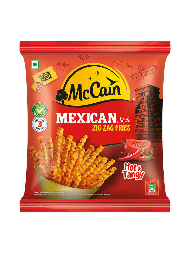 McCain Mexican Hot &Tangy Zig Zag Fries McCain Mexican Hot &Tangy Zig Zag Fries