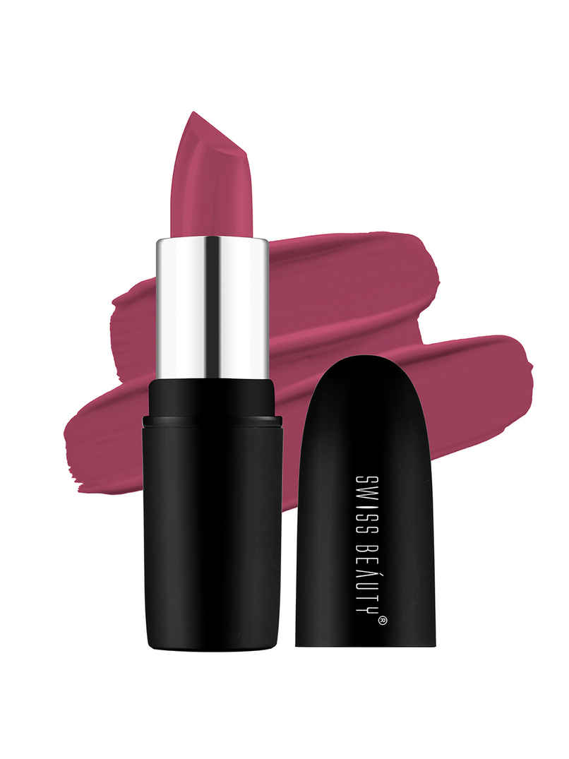 Swiss Beauty Pure Matte Lipstick | 216 Lust On Swiss Beauty Pure Matte Lipstick | 216 Lust On