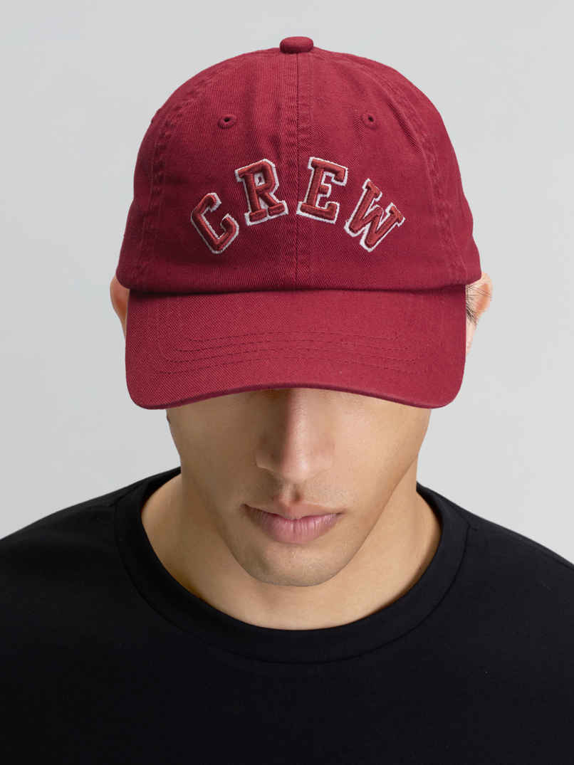XYXX Crew Baseball Cap for Men | Free Size | Varsity Red