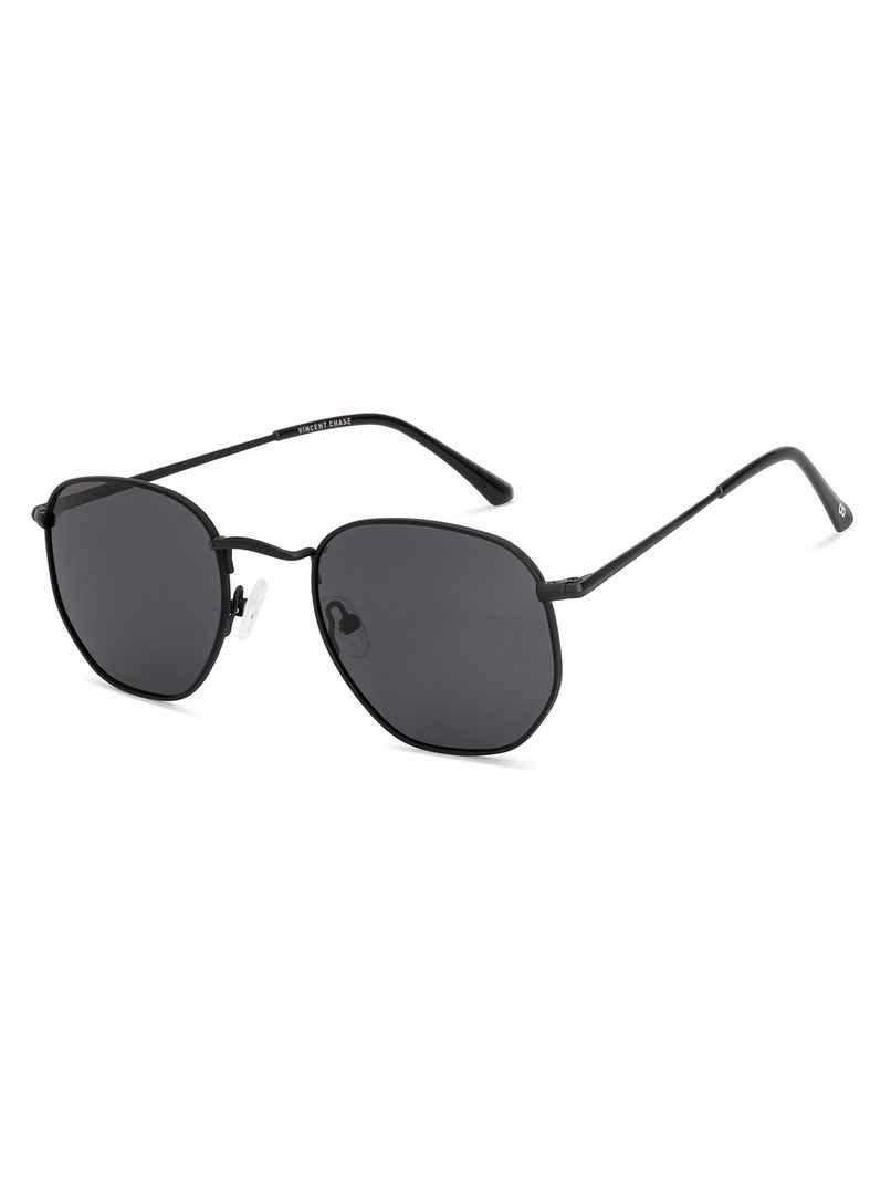 Vincent Chase By Lenskart Polarized & 100% UV Protection Unisex Sunglasses | Medium 14.3 cm Grey Vincent Chase By Lenskart Polarized & 100% UV Protection Unisex Sunglasses | Medium 14.3 cm Grey