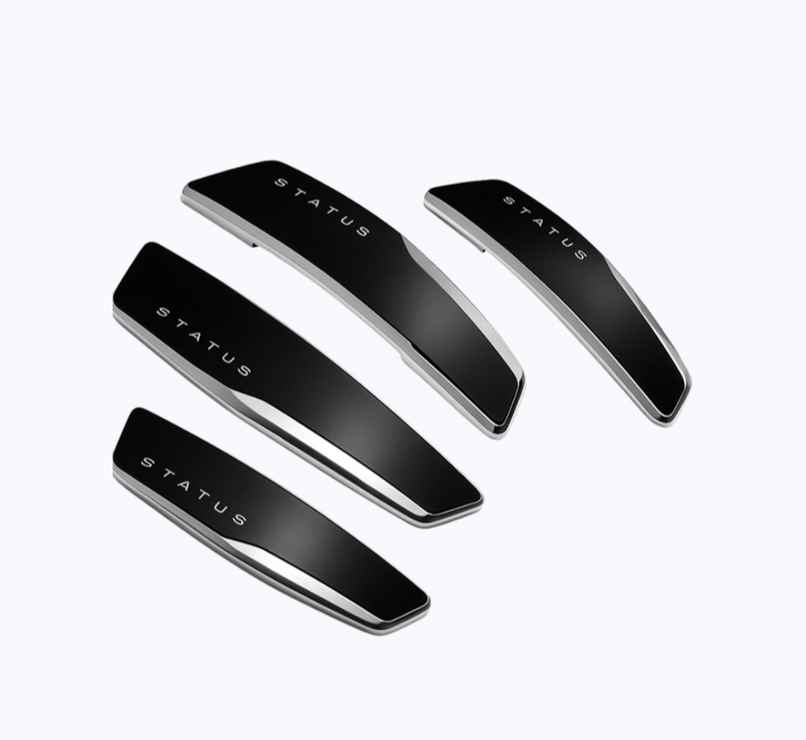 Motorzee I POP Universal Anti Scratch Car Door Edge Guard Bumper Scratch Protector Silver Colour