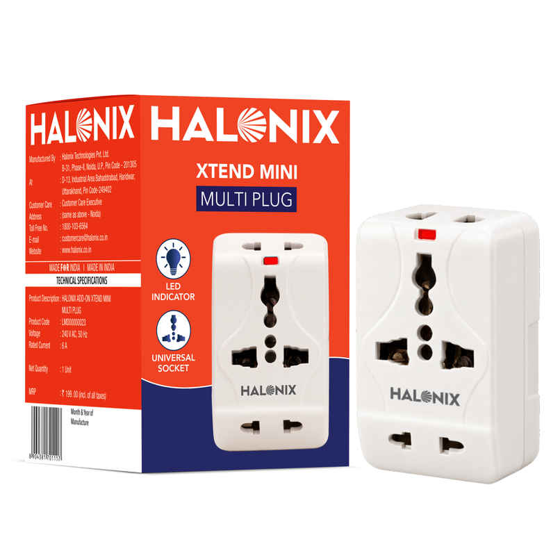 Halonix Mini Multi Plug Halonix Mini Multi Plug