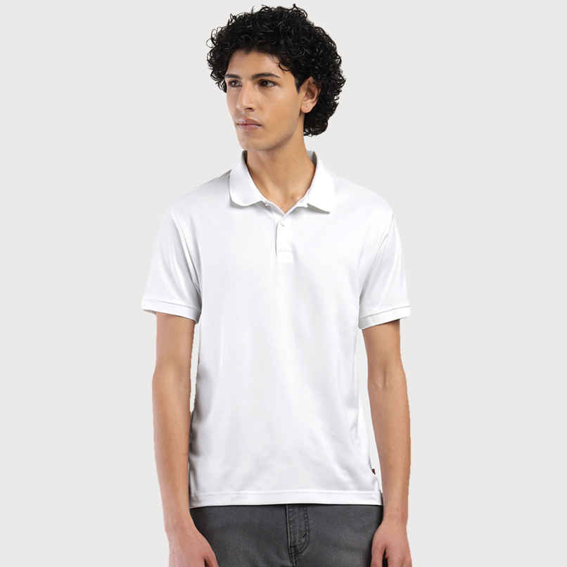 Levi's Men's 100% Polyester Polo T-shirt | White - XL Levi's Men's 100% Polyester Polo T-shirt | White - XL