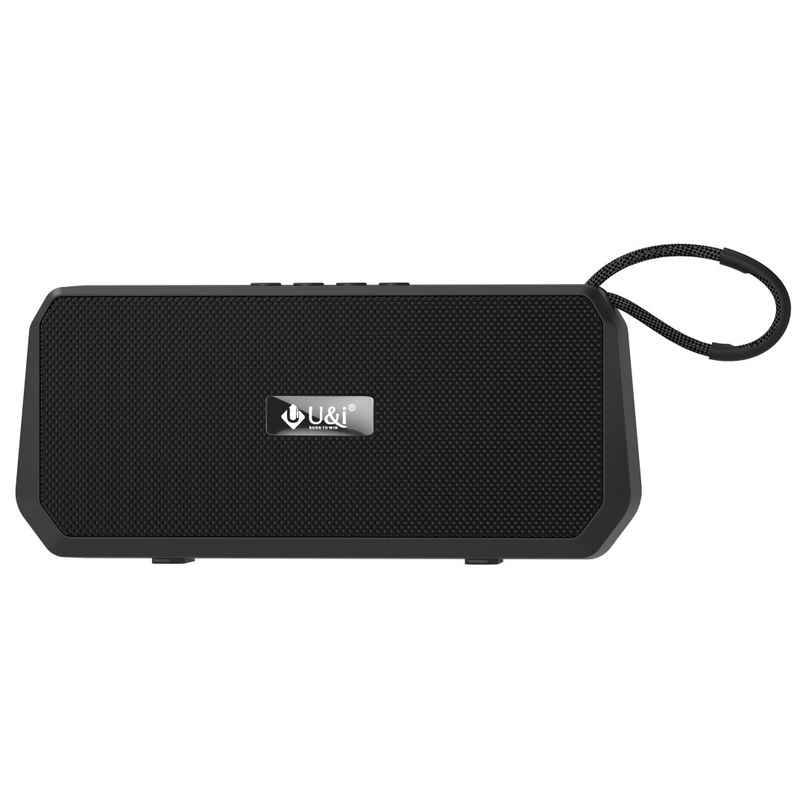 U&i Gracious 10W Bluetooth Speaker, 6H Playtime, FM,TWS,Mobile Stand - Black U&i Gracious 10W Bluetooth Speaker, 6H Playtime, FM,TWS,Mobile Stand - Black