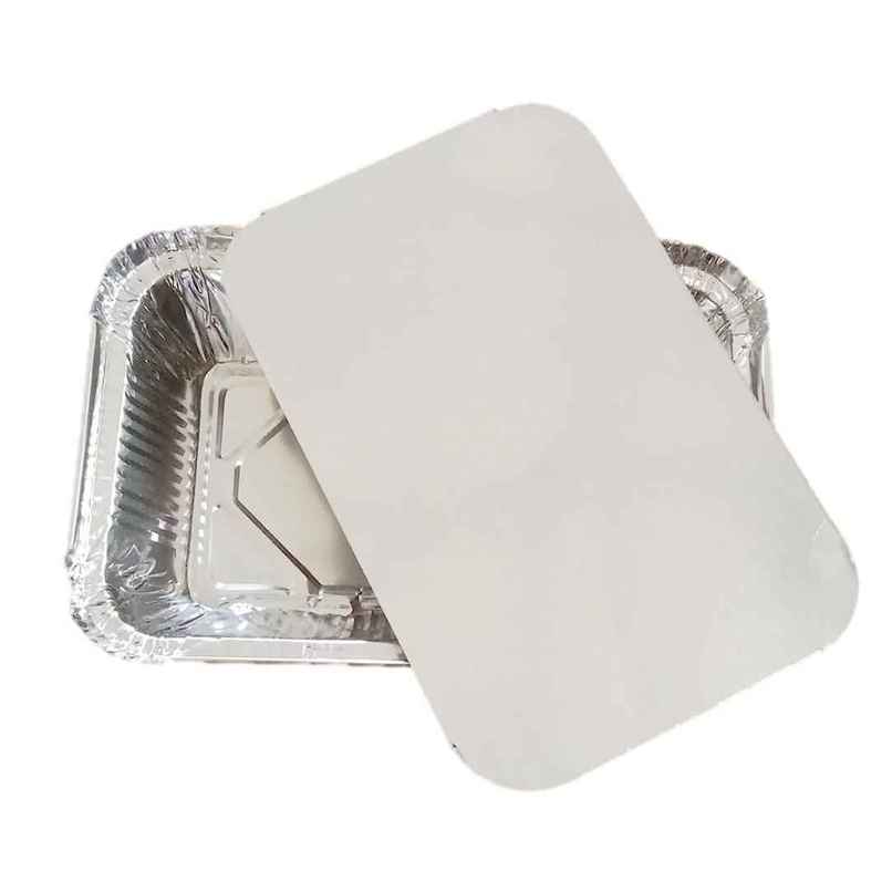 Disposable Aluminium Container With Lid | Pack Of 25 | 750 ml | Tempware Disposable Aluminium Container With Lid | Pack Of 25 | 750 ml | Tempware