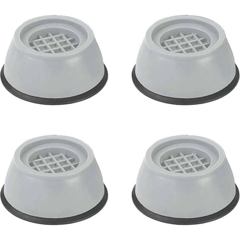 Daluci Washing Machine Pads For Vibration Reduction and Noise Control - Pack Of 4 | White