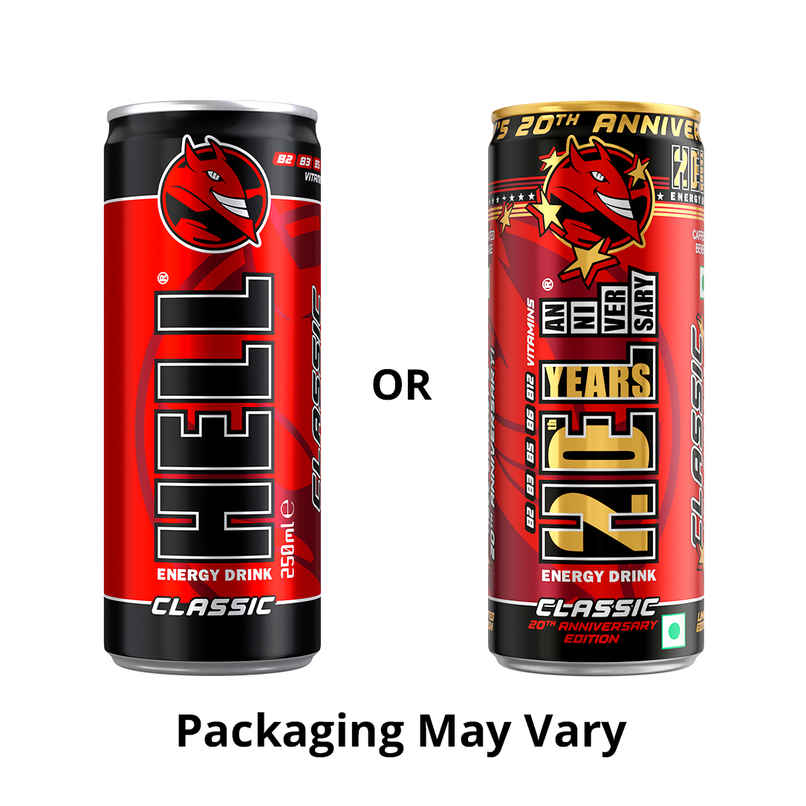 HELL Energy Drink | Classic | Canned Beverage HELL Energy Drink | Classic | Canned Beverage
