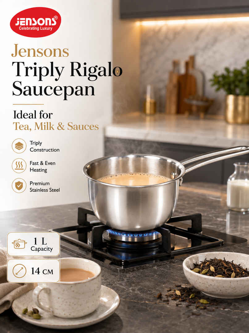 Jensons Triply Rigalo saucepan Induction Compatible