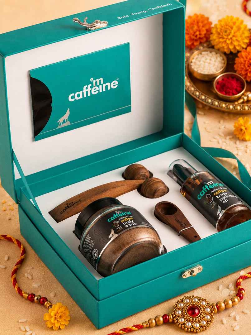 mCaffeine Coffee De-Stress Gift Set for Skin Care | Premium Skincare