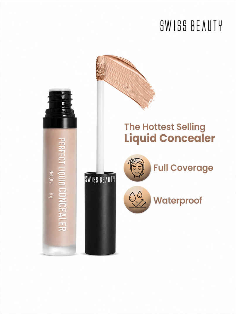 Swiss Beauty Liquid Concealer | 06 Clair Moyen Swiss Beauty Liquid Concealer | 06 Clair Moyen