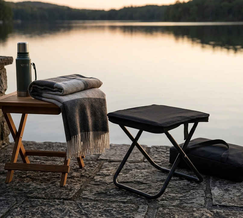 Perpetual Mini Folding Camping Stool Multicolor