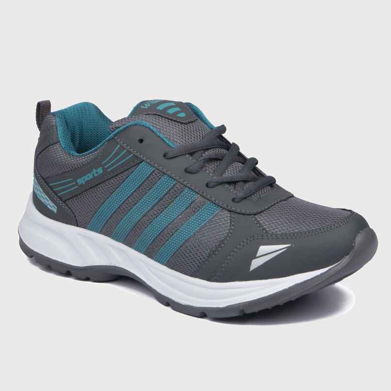 Asian Wndr-13 Men Sports Shoes Grey-Firozi (Size-9)