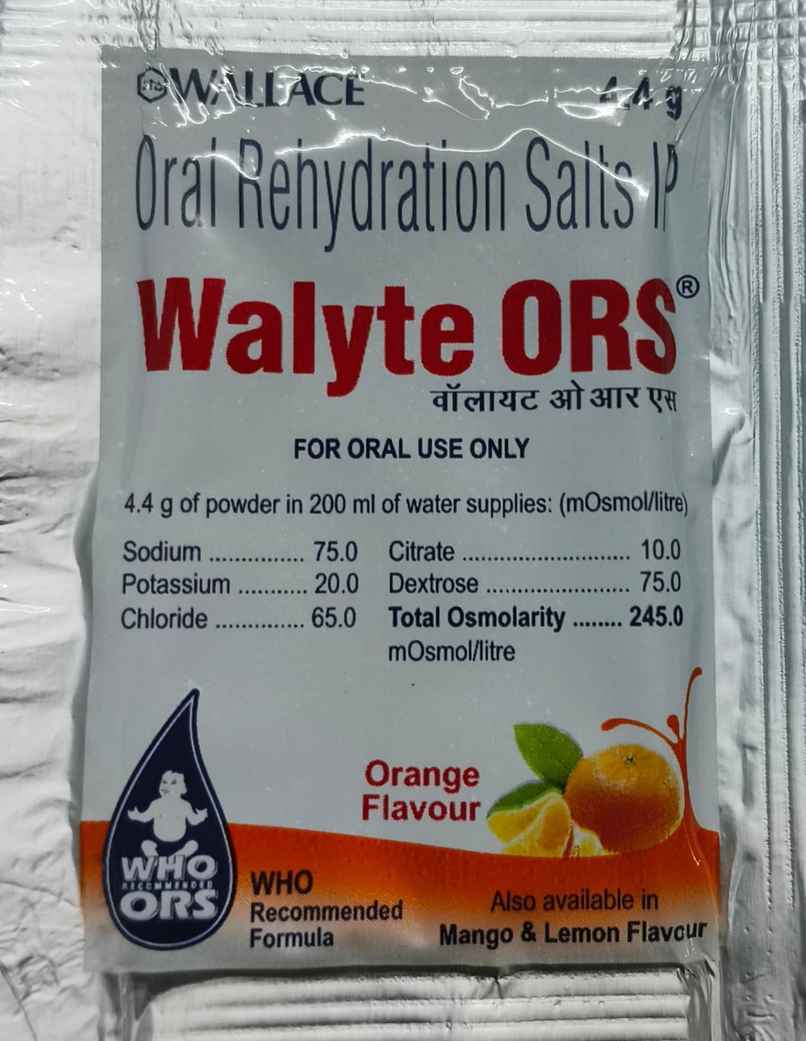 Walyte Ors Orange Flavour Sachet