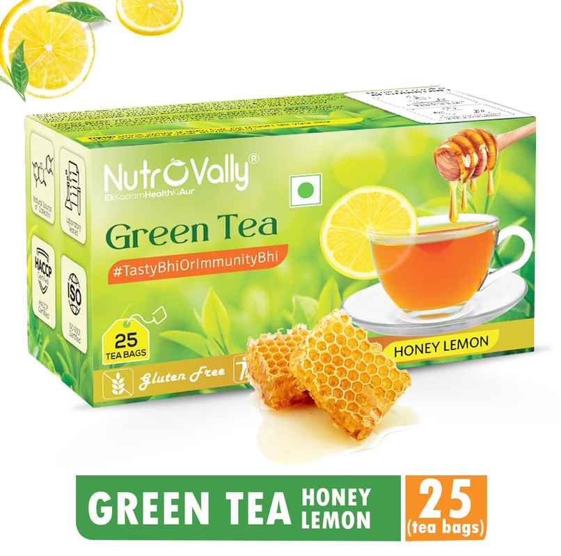 NutroVally Honey Lemon Green Tea Bags NutroVally Honey Lemon Green Tea Bags