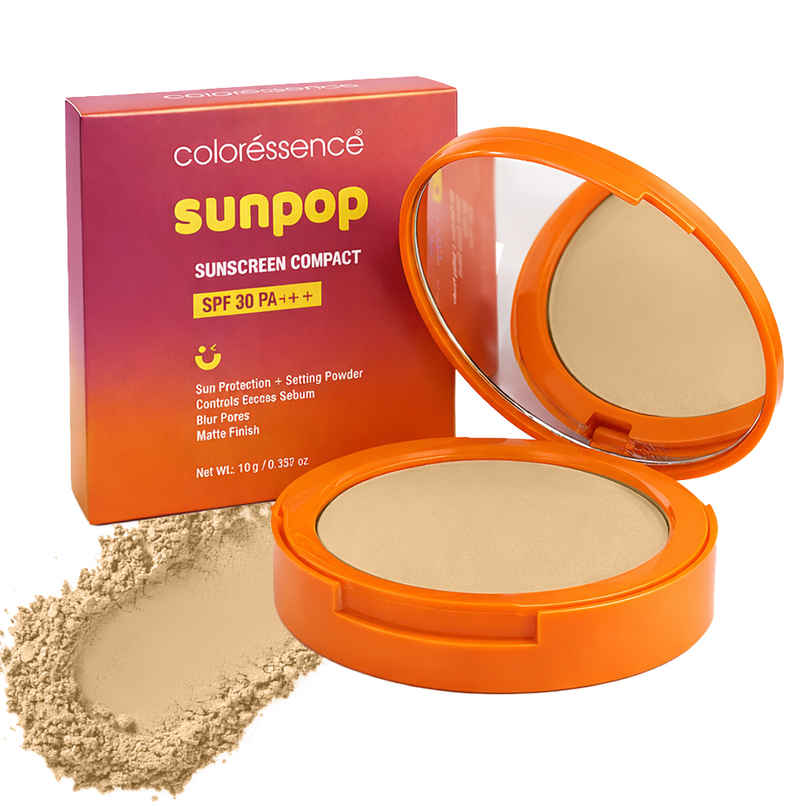 Coloressence Sun Pop Sunscreen Compact SPF 30 PA+++ | Matte Finish with Oil Control