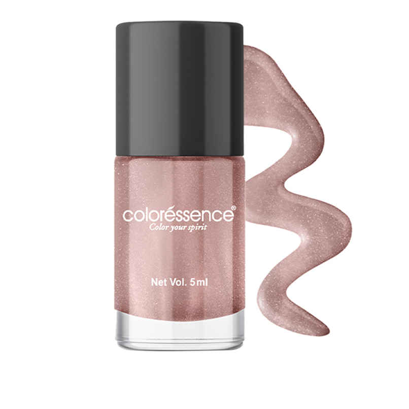 Coloressence Cute Coats Long Lasting Nail Paint, Chip Resistant, Quick Dry, 1 Swipe  | Copper Shine
