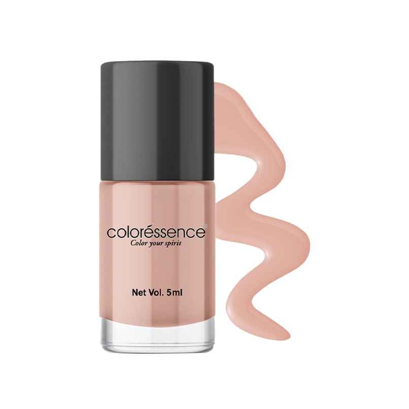 Coloressence Cute Coats Mini Nude Nail Polish - Nude Sand | Long-Lasting Color 6ml