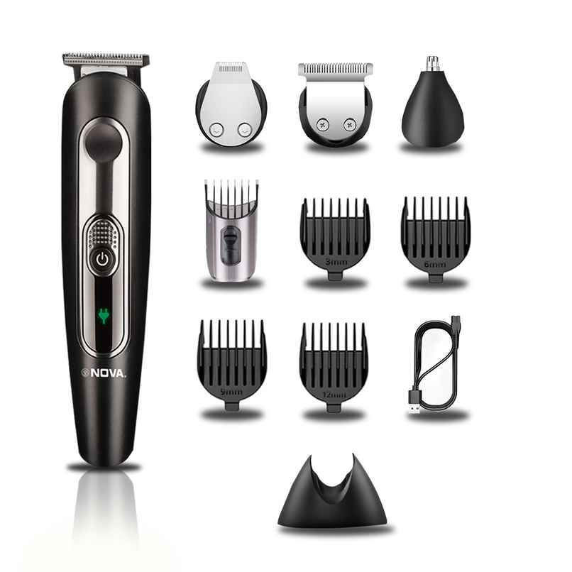 Nova Super Groom Ng 1149 USB Trimmer For Men - Black