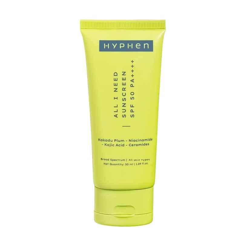 Hyphen All I Need Sunscreen SPF 50 PA ++++ | Lightweight Sun Cream