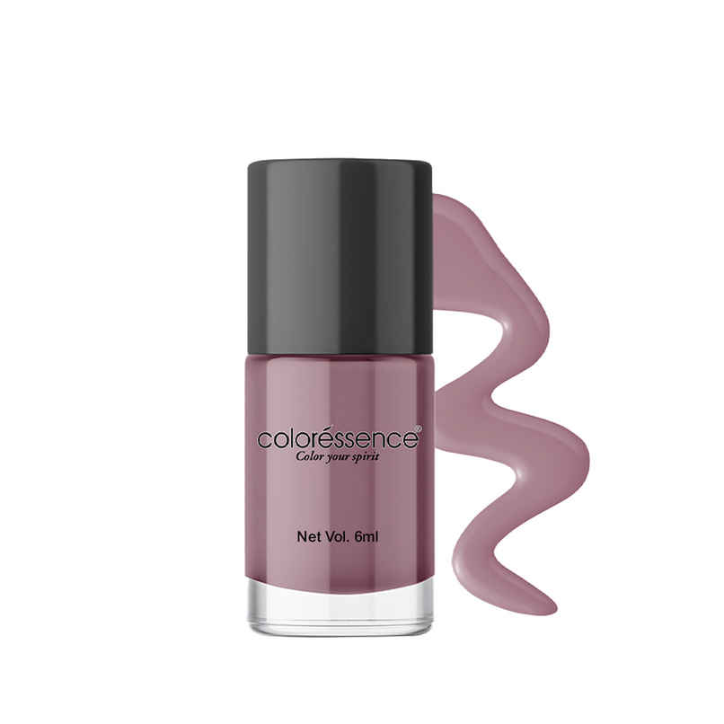 Coloressence Cute Coats Long Lasting Nail Paint, Chip Resistant, Quick Dry, 1 Swipe | Nude Mauve Coloressence Cute Coats Long Lasting Nail Paint, Chip Resistant, Quick Dry, 1 Swipe | Nude Mauve