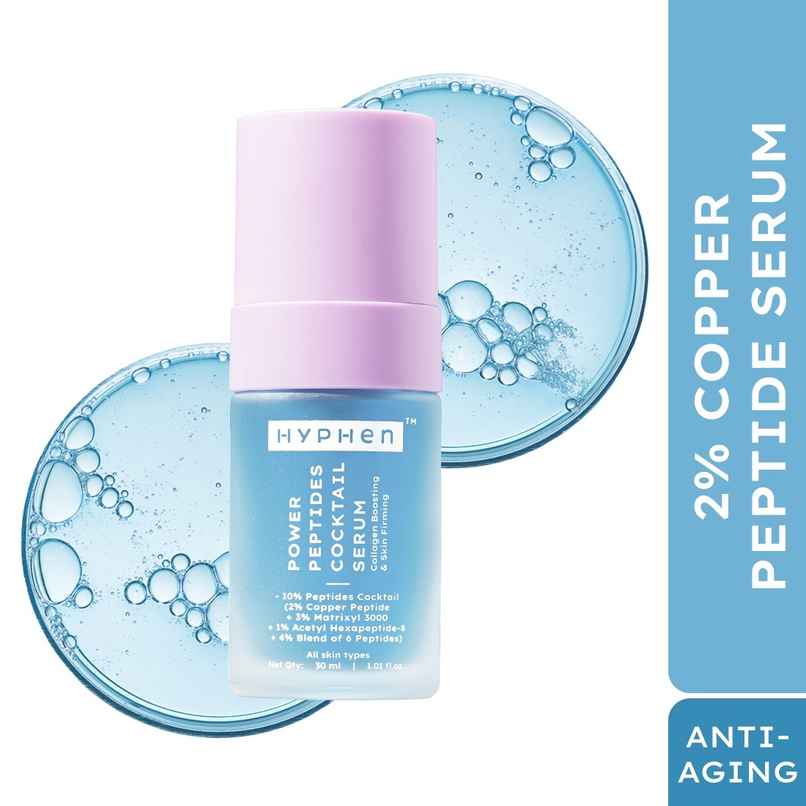 Hyphen 10% Peptide With 2% Copper Peptide Face Serum | Advanced Youth Formula Hyphen 10% Peptide With 2% Copper Peptide Face Serum | Advanced Youth Formula