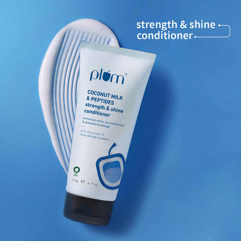 Plum Coconut Milk & Peptides Strength & Shine Conditioner