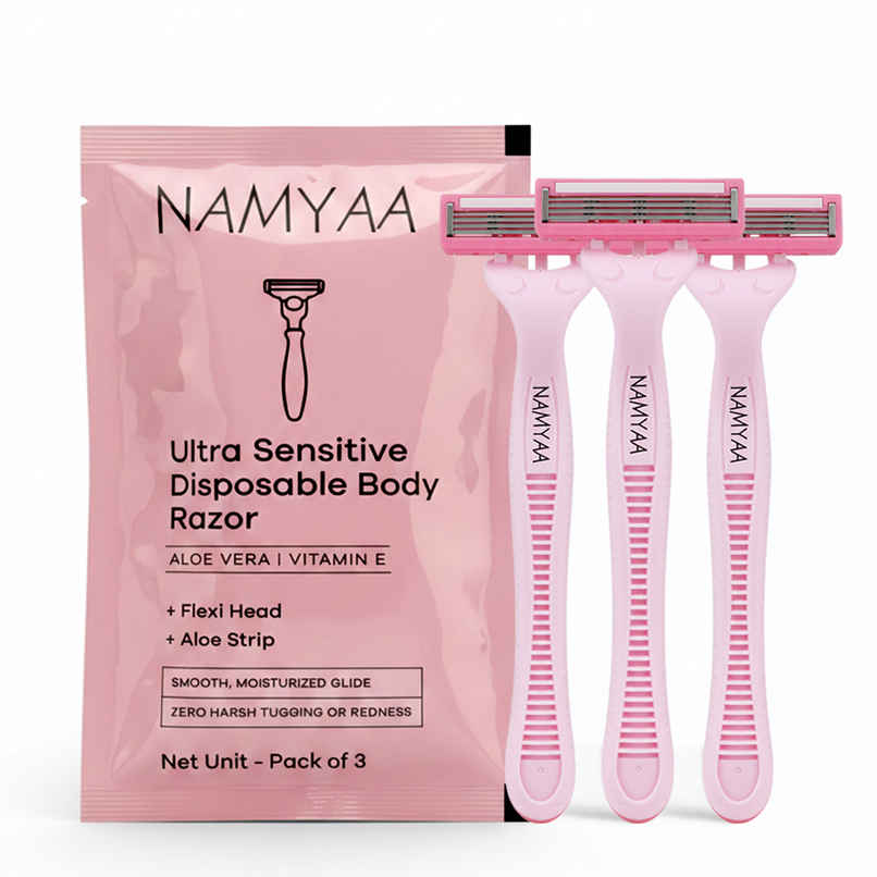 Namyaa Disposable Body Razor | Gentle Precision for Smooth, Flawless Facial Hair Removal Namyaa Disposable Body Razor | Gentle Precision for Smooth, Flawless Facial Hair Removal