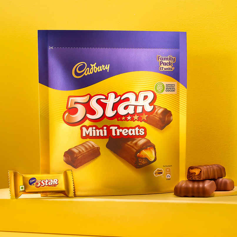 Cadbury 5 Star Mini Chocolatey Treat Bars Cadbury 5 Star Mini Chocolatey Treat Bars