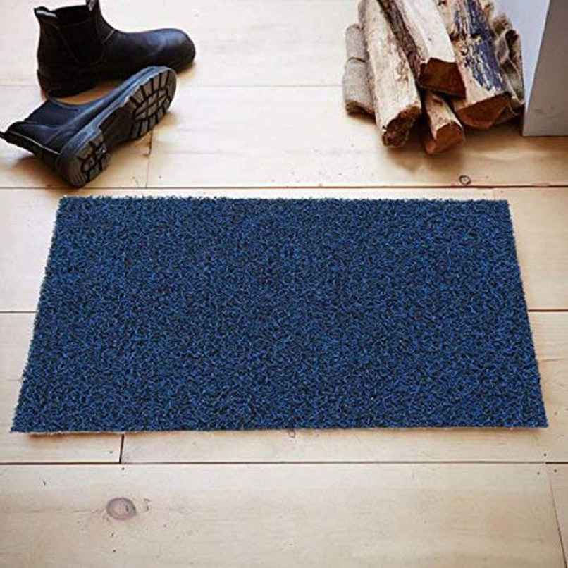Kuber Industries PVC Anti- Skid Door Mat | Rectangular | 41 x 61 cm | Blue Kuber Industries PVC Anti- Skid Door Mat | Rectangular | 41 x 61 cm | Blue