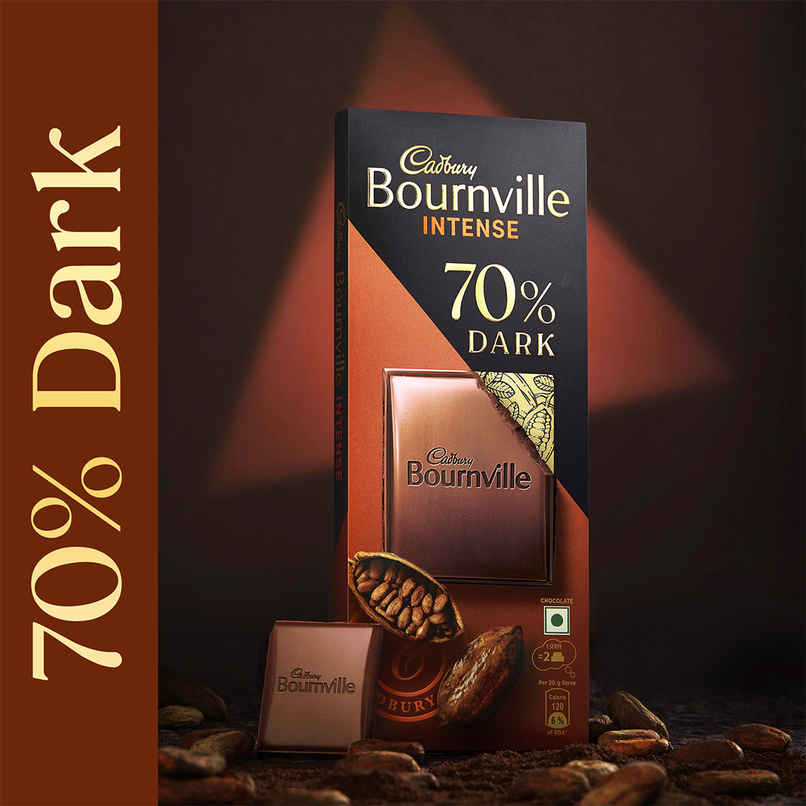 Cadbury Bournville Rich Cocoa 70% Dark Chocolate Bar