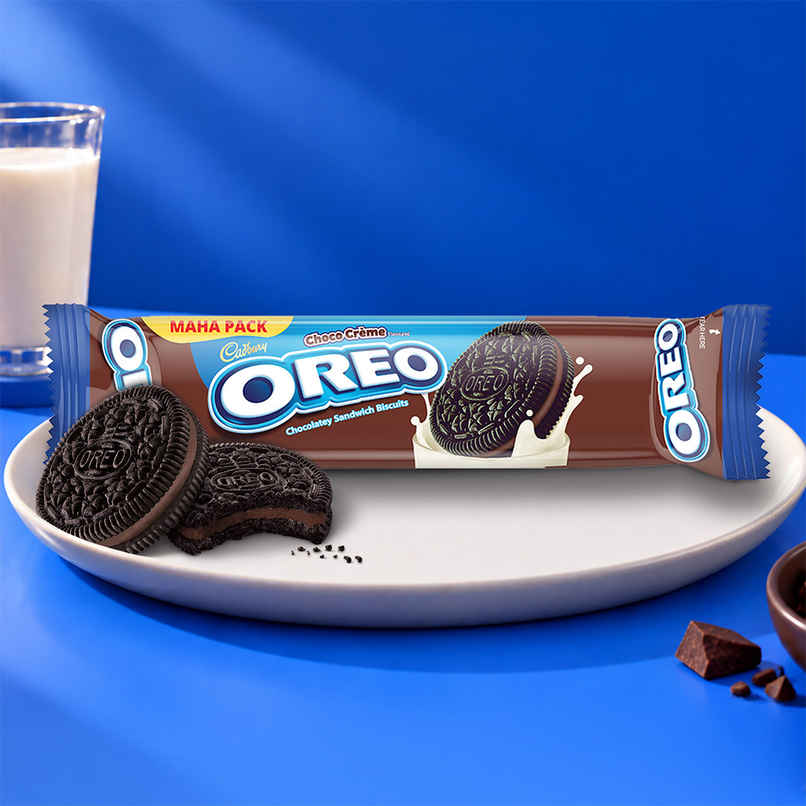 Cadbury Oreo Chocolate Flavour Creme Sandwich Biscuit