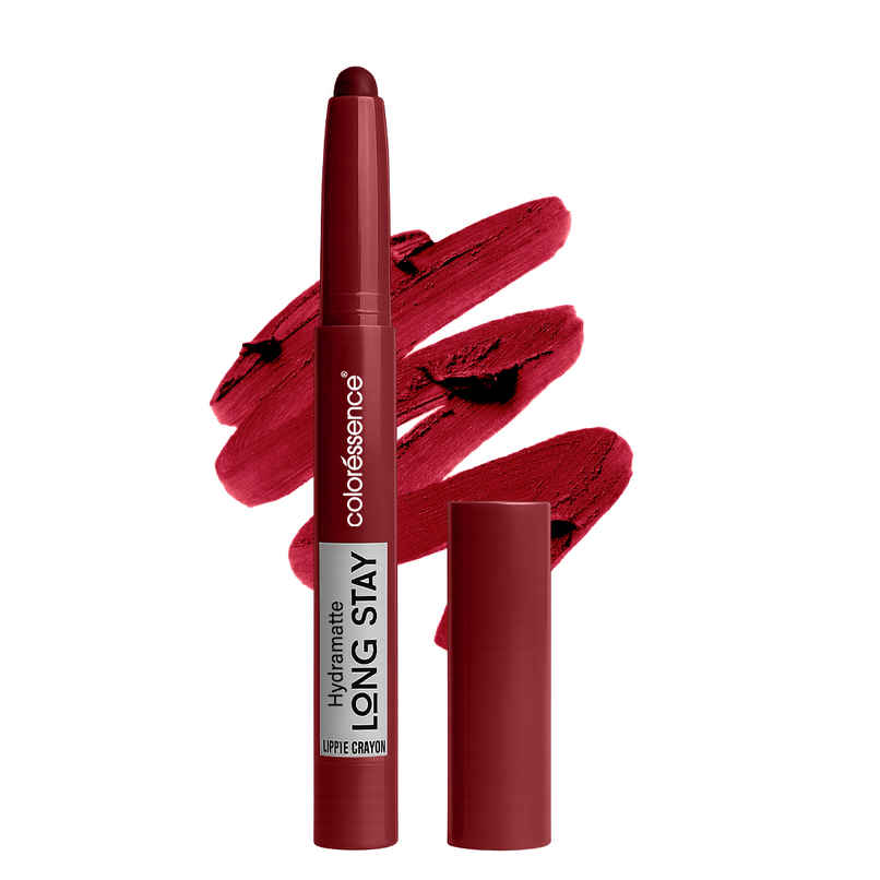 Coloressence Hydramatte Long Stay Lippie Crayon | Intense Pigment, All-Day Comfort | Cracker