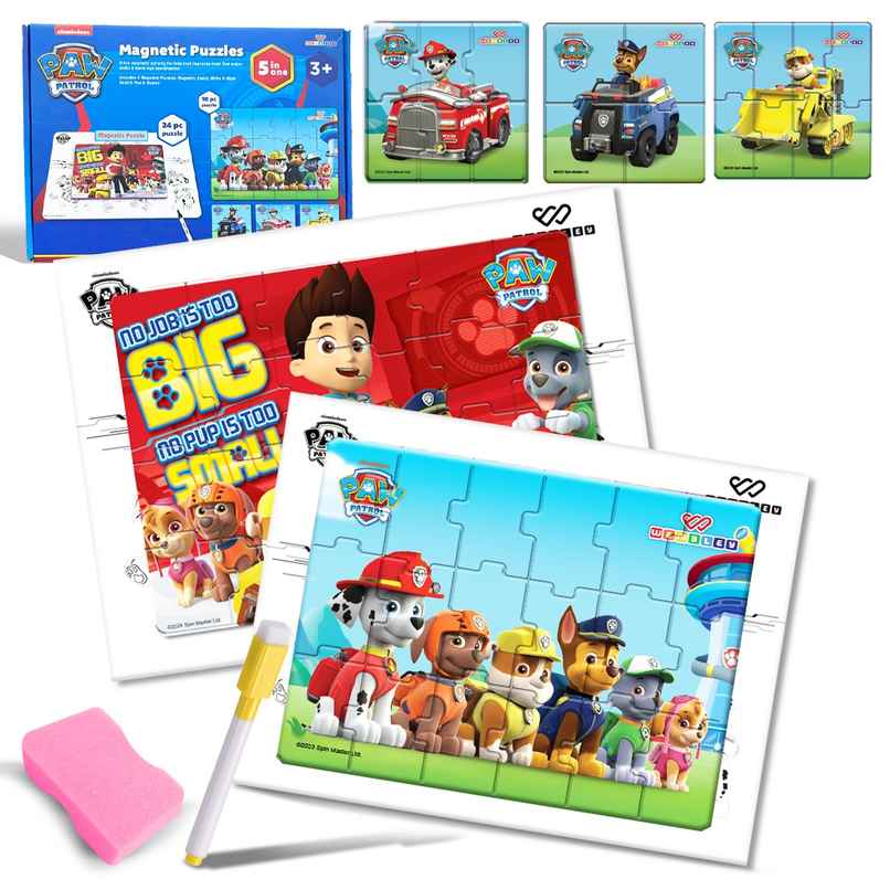 Wembley Paw Patrol 5 in 1 Magnetic Puzzles for Kids Activity DIY Creative Set Wembley Paw Patrol 5 in 1 Magnetic Puzzles for Kids Activity DIY Creative Set