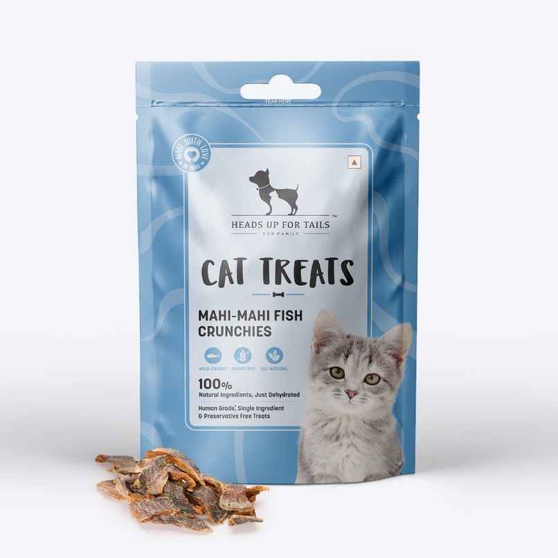 HUFT Mahi Mahi Fish Crunchies Crunchy Cat Treat HUFT Mahi Mahi Fish Crunchies Crunchy Cat Treat