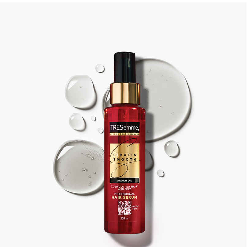 TRESemme Keratin Smooth Anti-Frizz Hair Serum, Smoothens Dry & Frizzy Hair
