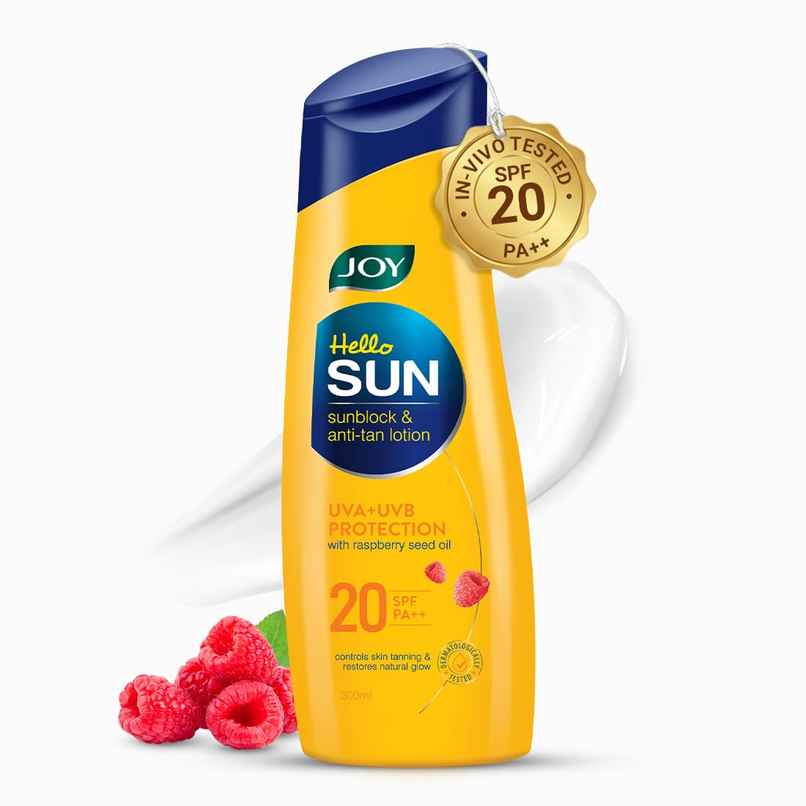 Joy Anti Tan Sunscreen Lotion For Body With SPF 20 PA++ Joy Anti Tan Sunscreen Lotion For Body With SPF 20 PA++