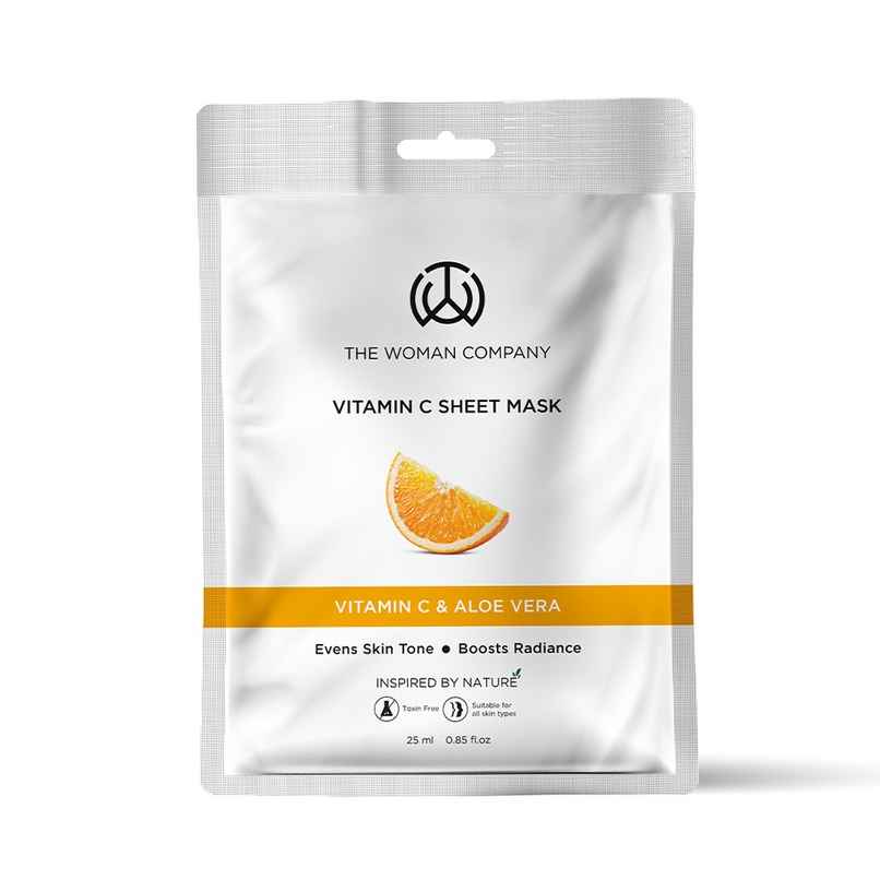 The Man Company Vitamin C Sheet Mask For Skin Brightening- Improves Skin Tone The Man Company Vitamin C Sheet Mask For Skin Brightening- Improves Skin Tone