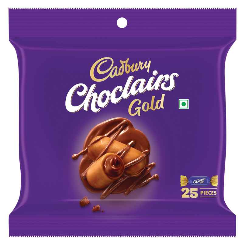 Cadbury Choclairs Gold Candy | Toffee Candy