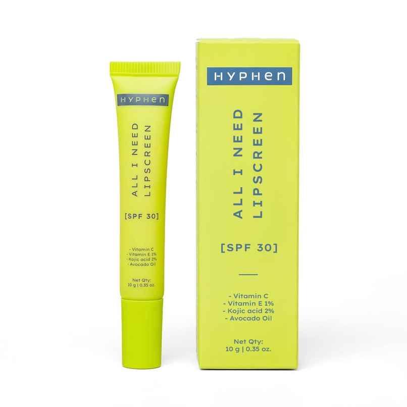 Hyphen All I Need Lipscreen Lip Balm with SPF 30 & 2% Kojic Acid for Moisturizing