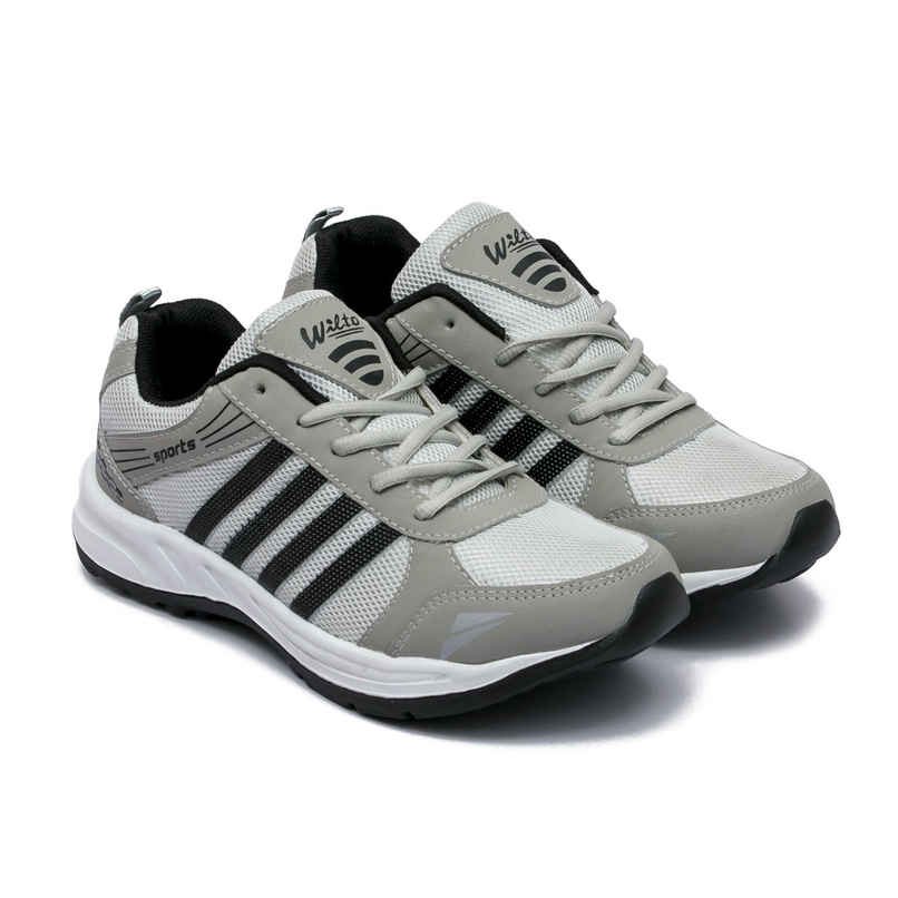 Asian Wndr-13 Men Sports Shoes Grey-Black (Size-8)